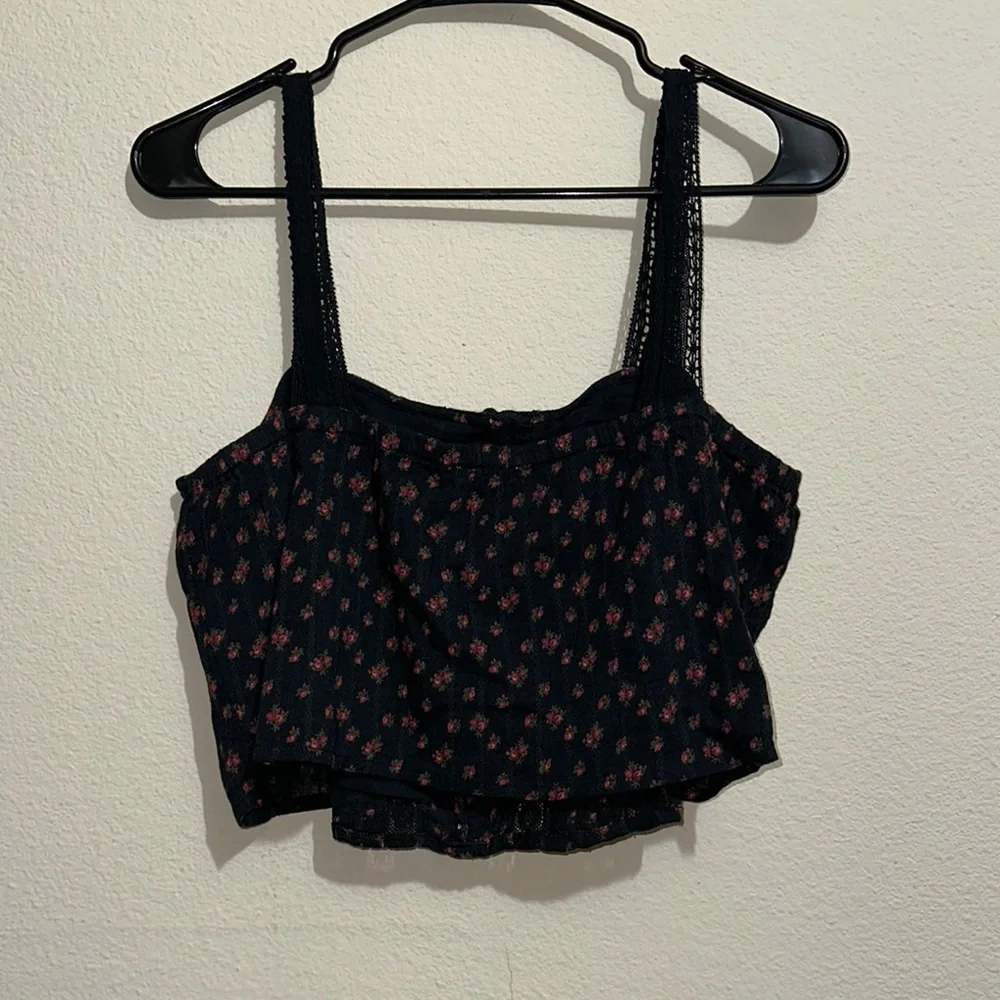 American Eagle Outfitters Blue Sleeveless Bustier Tank Top / box 50 - Picture 5 of 7